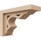 Ekena Millwork 3"W x 9"D x 6"H Classic Sheridan Rough Cedar Woodgrain TimberThane Corbel, Primed Tan CORUR03X09X06SHERCPR - alternate 1